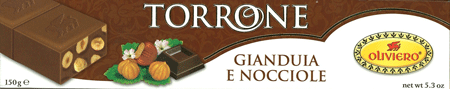 oliviero Chocolate Torrone Bar