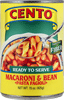 Cento macaroni and beans soup