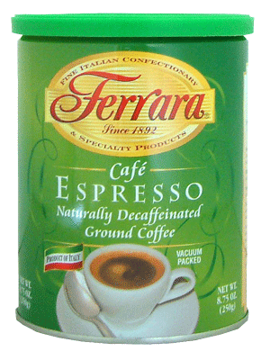 decaf espresso coffee