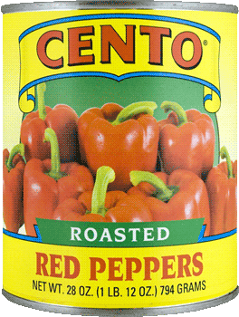 roasted red peppers
