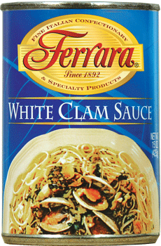 ferrara white clam sauce