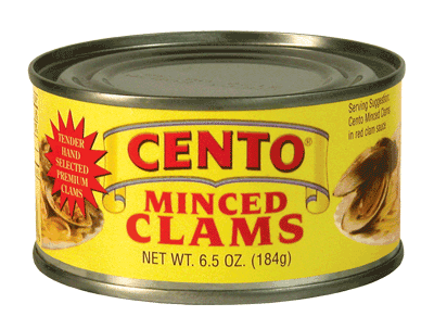 minced clams