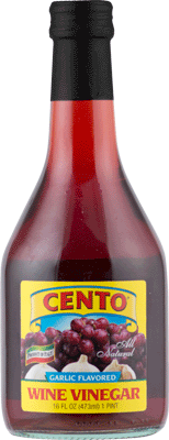 Garlic flavored vinegar
